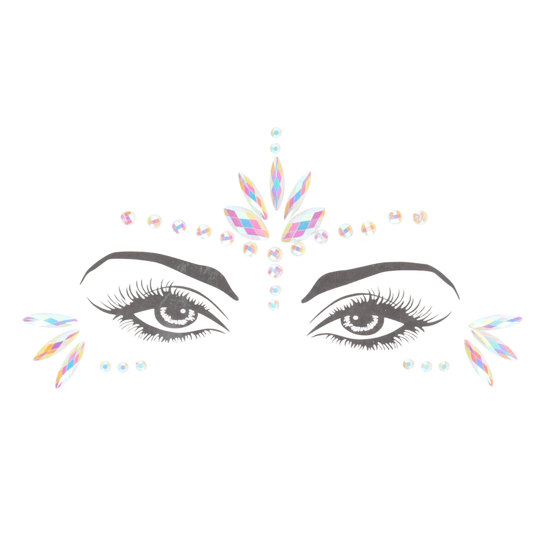 Ouch! Pegatinas joya para el cuerpo Glow in the dark para el rostro - Imagen 4