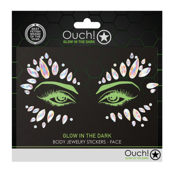 Pegatinas de joyería corporal para el rostro Ouch! by Shots