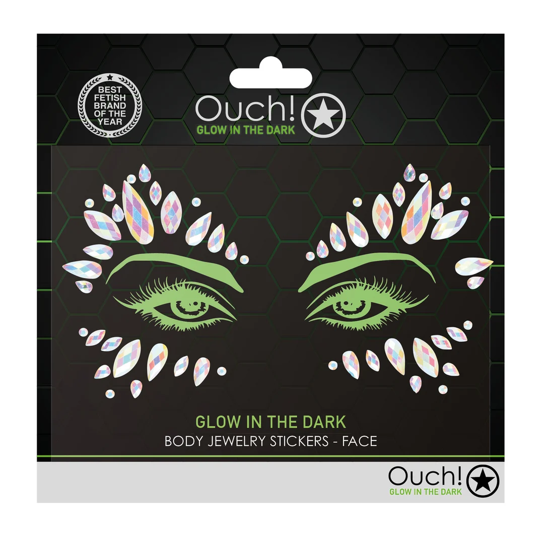Pegatinas de joyería corporal para el rostro Ouch! by Shots - Imagen 1