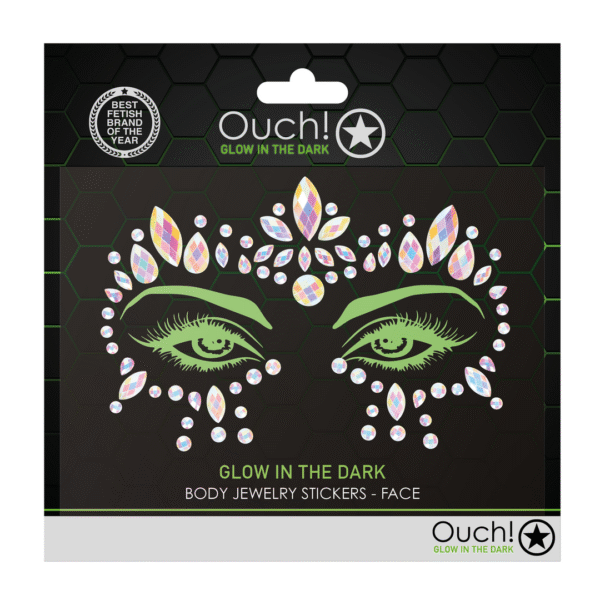 Pegatinas de joyería corporal para el rostro Ouch! by Shots
