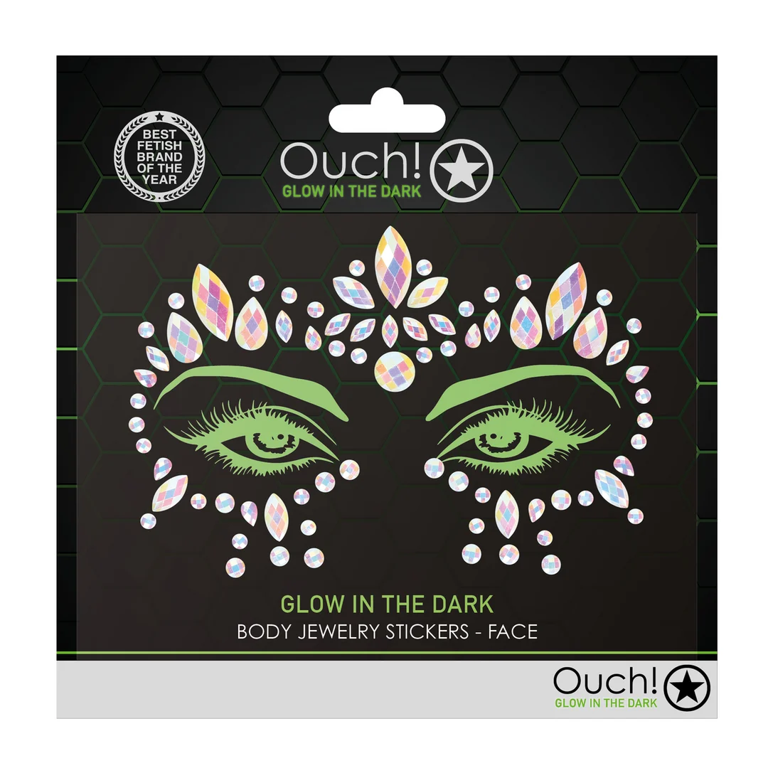 Pegatinas de joyería corporal para el rostro Ouch! by Shots - Imagen 1