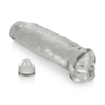 Funda para pene con inserto de bala vibradora – Transparente - Imagen 2
