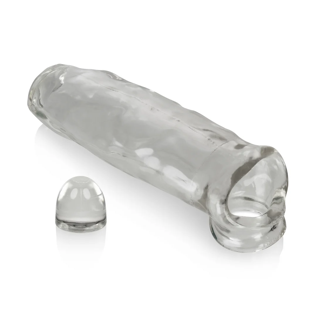 Funda para pene con inserto de bala vibradora – Transparente - Imagen 2