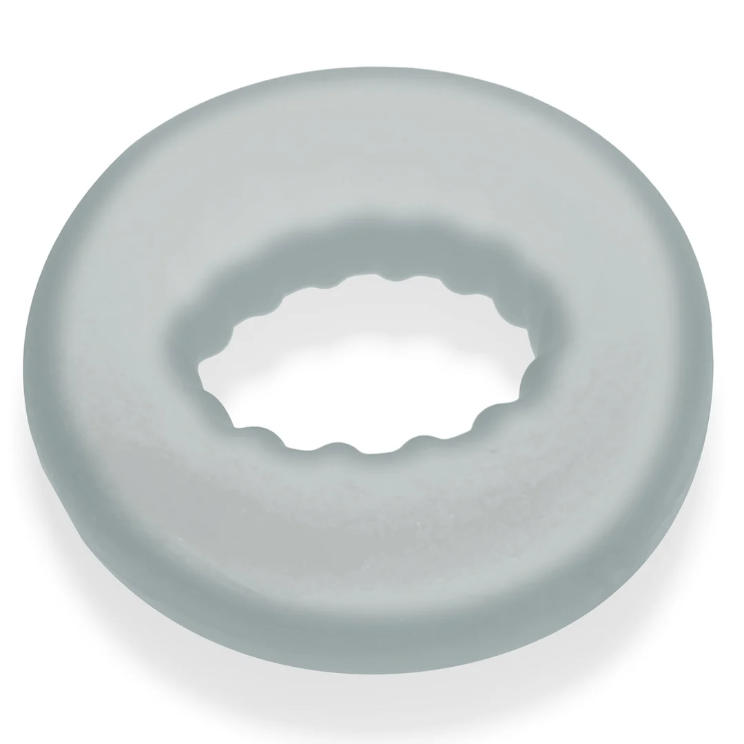 Anillo para el pene sin vibración con relieves, hielo transparente - Imagen 2