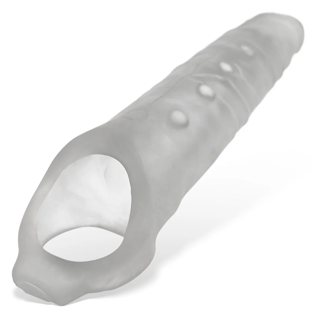 Funda para pene con 3 insertos tipo bala, Hielo transparente - Imagen 2