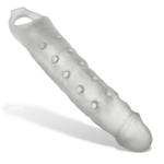 Funda para pene con 3 insertos tipo bala, Hielo transparente - Imagen 3