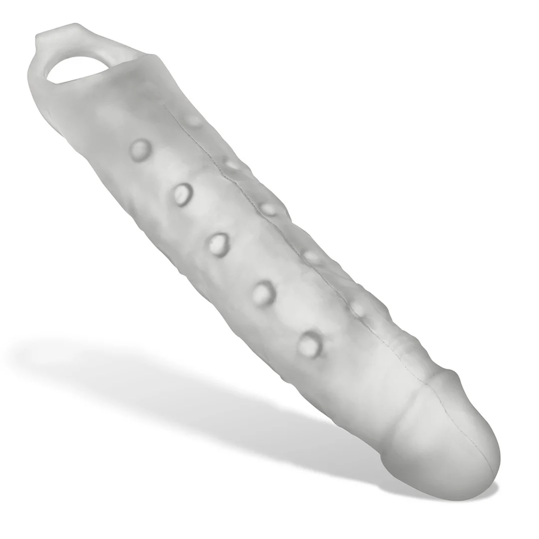 Funda para pene con 3 insertos tipo bala, Hielo transparente - Imagen 3