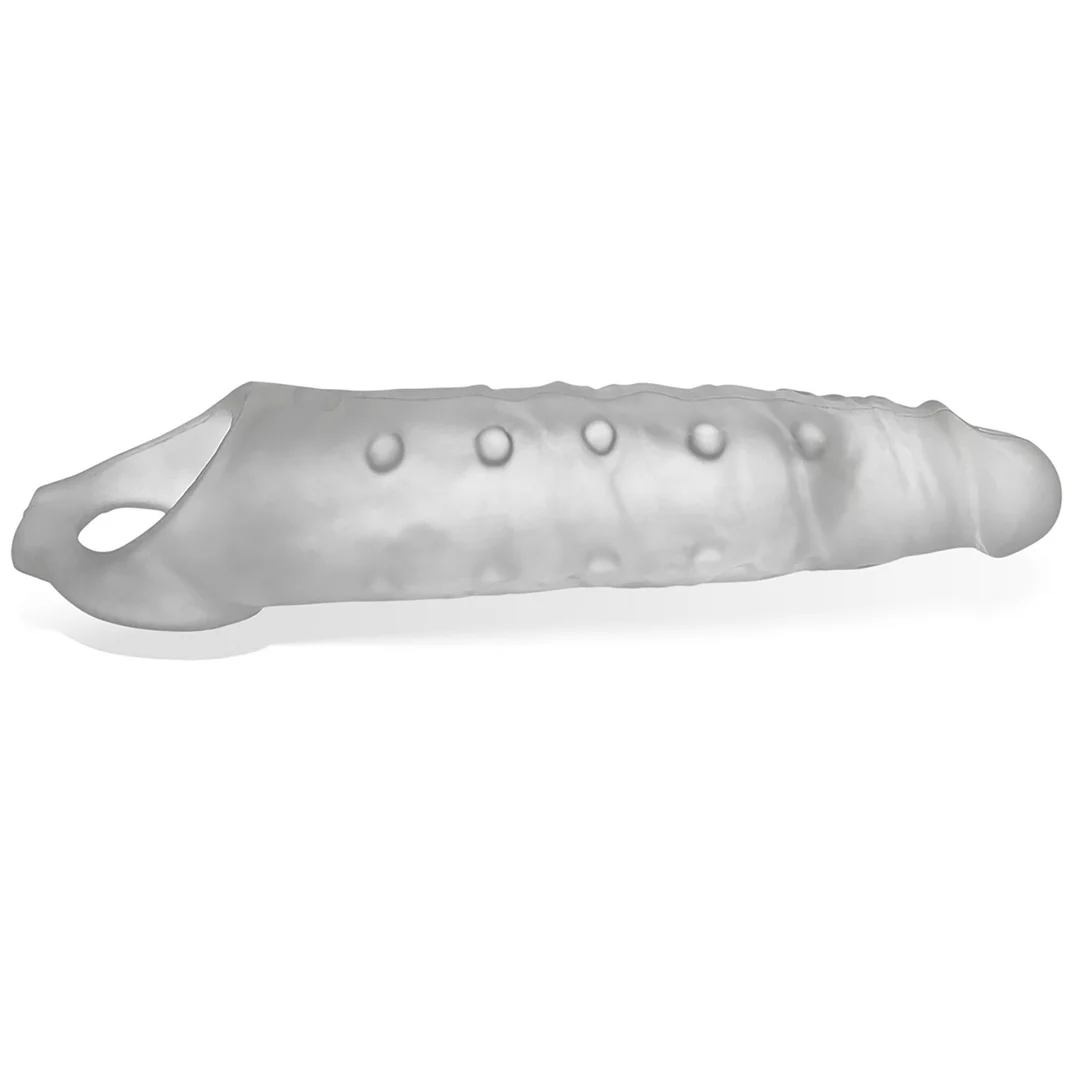 Funda para pene con 3 insertos tipo bala, Hielo transparente - Imagen 4