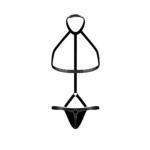 Tanga de hombre con arnés y choker para un look atrevido – Male Power - Imagen 5
