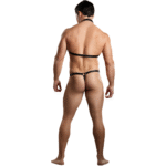 Tanga de hombre con arnés y choker para un look atrevido – Male Power - Imagen 9