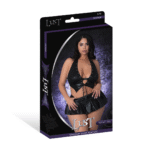 Top halter Seraphina con falda y tanga