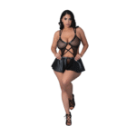 Conjunto de lencería Anastasia con abertura - Imagen 4