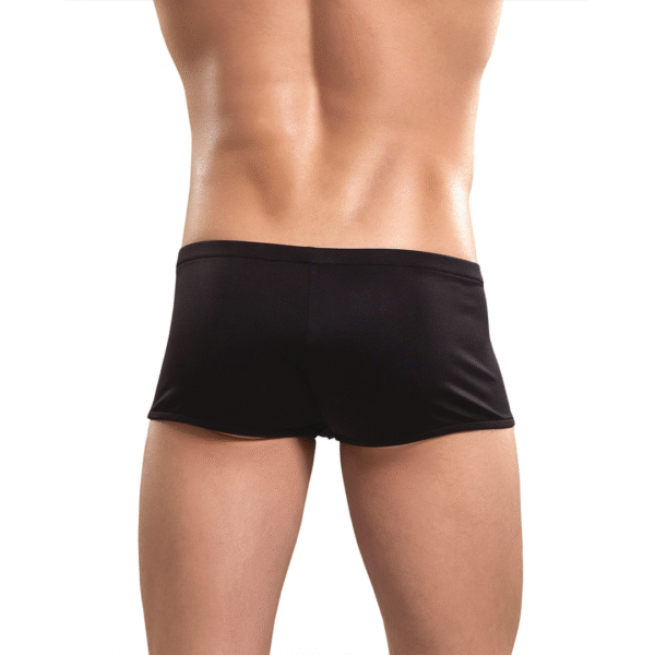 Pantalón corto con cremallera Male Power y anillo para el pene rojo
