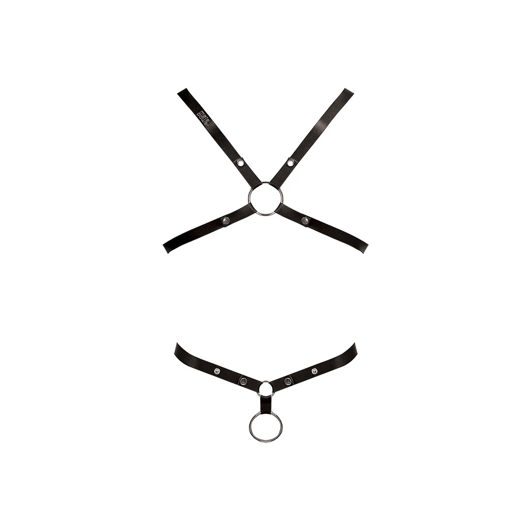 Arnés bondage para hombre de talla única con anillas ajustables, Male Power - Imagen 4