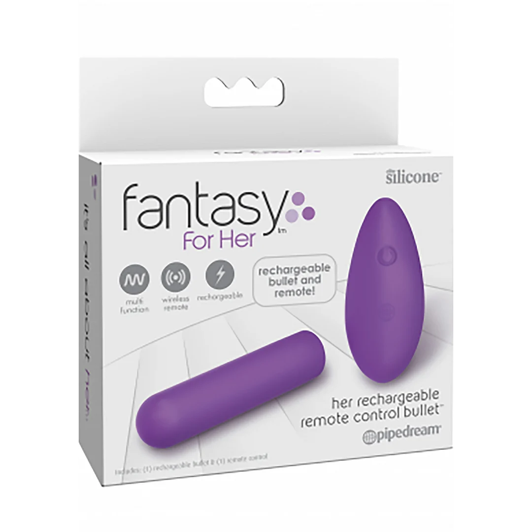 Vibrador bala recargable Pipedream con mando a distancia - Imagen 1