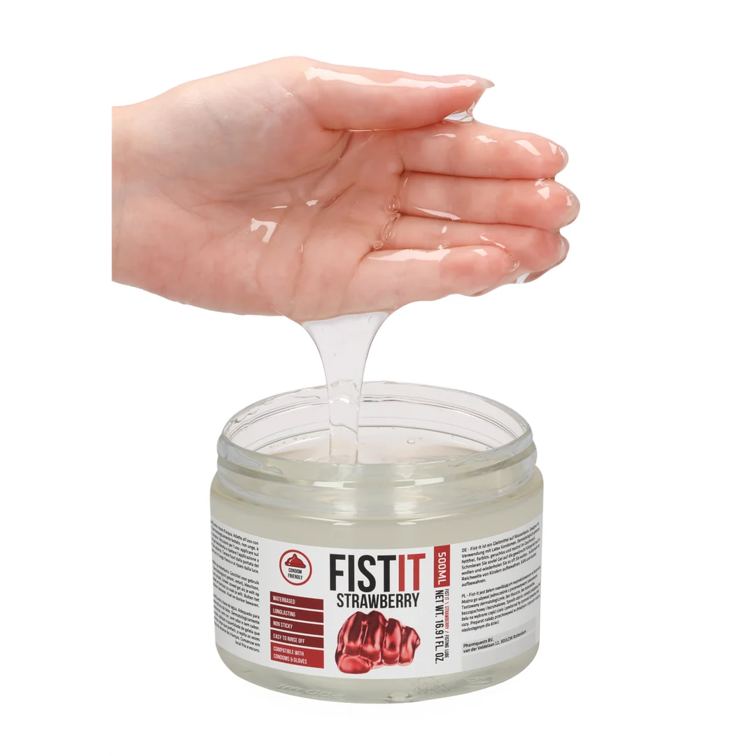 Fist It lubricante extragrueso de fresa 500 ml - Imagen 4