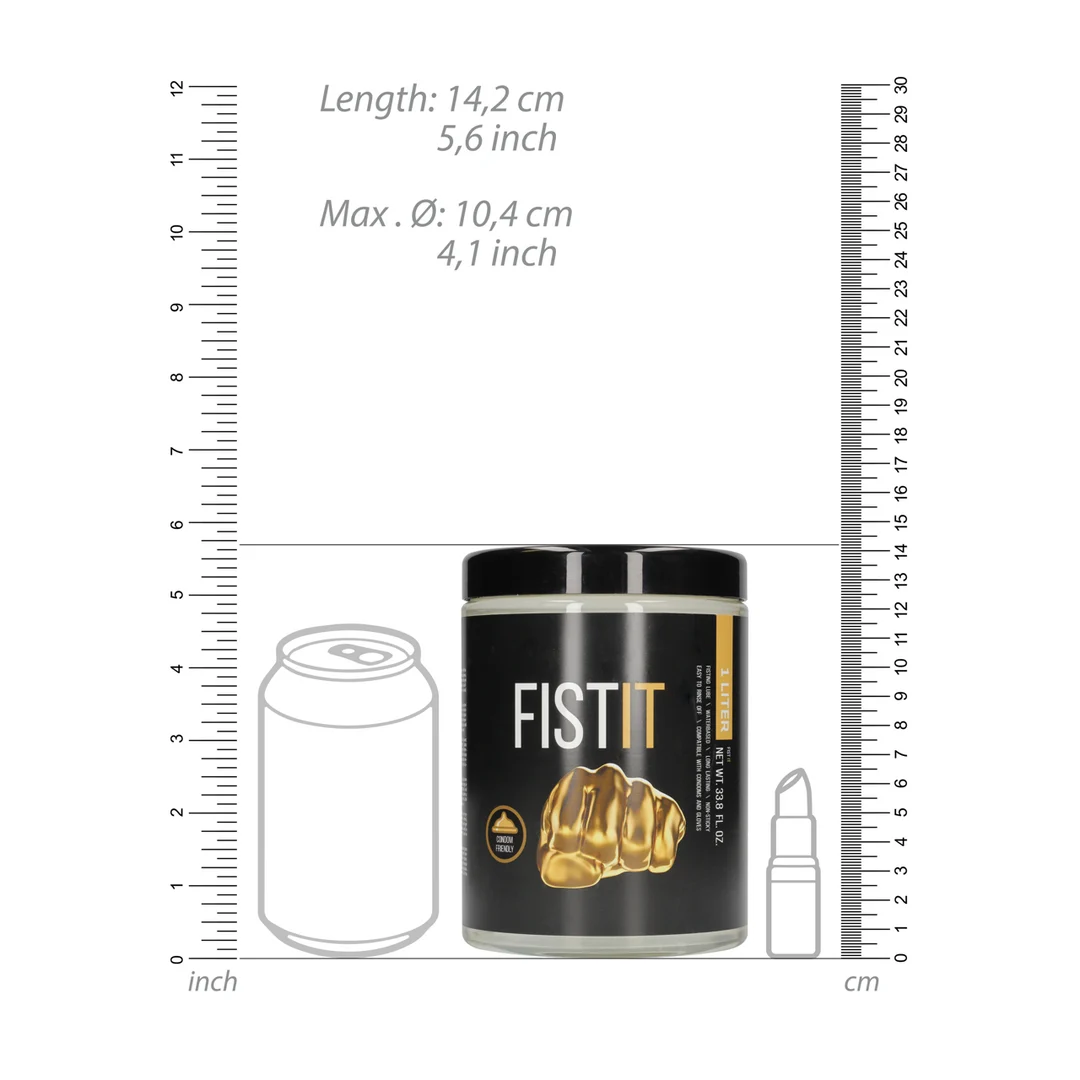 Fist It lubricante de base acuosa 1000 ml - Imagen 6