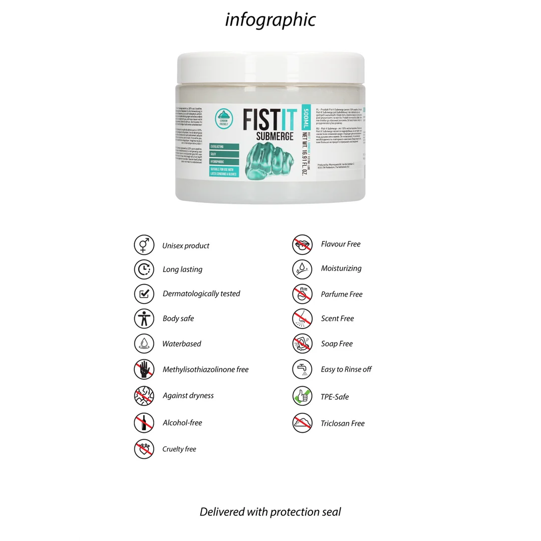 Lubricante Fist It Submerge 500 ml - Imagen 4