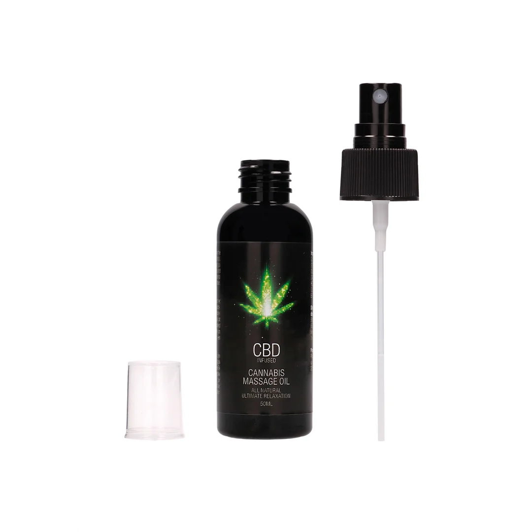 Aceite de masaje Pharmquests CBD Cannabis - Imagen 3