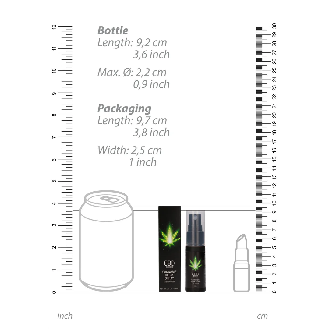 Spray retardante Pharmquests by Shots CBD Cannabis 15 ml - Imagen 4