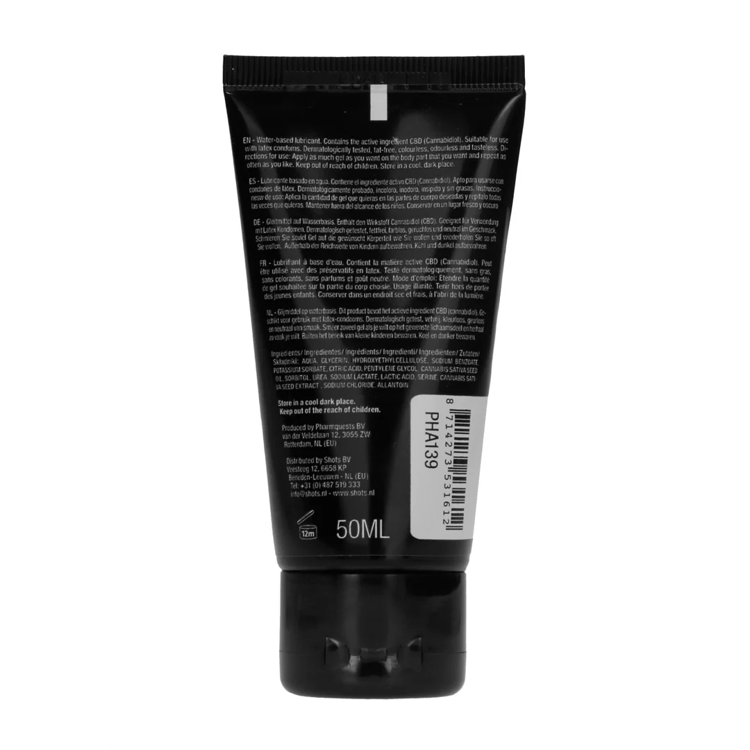 Pharmquests by Shots lubricante con CBD y efecto adormecedor 50 ml - Imagen 2