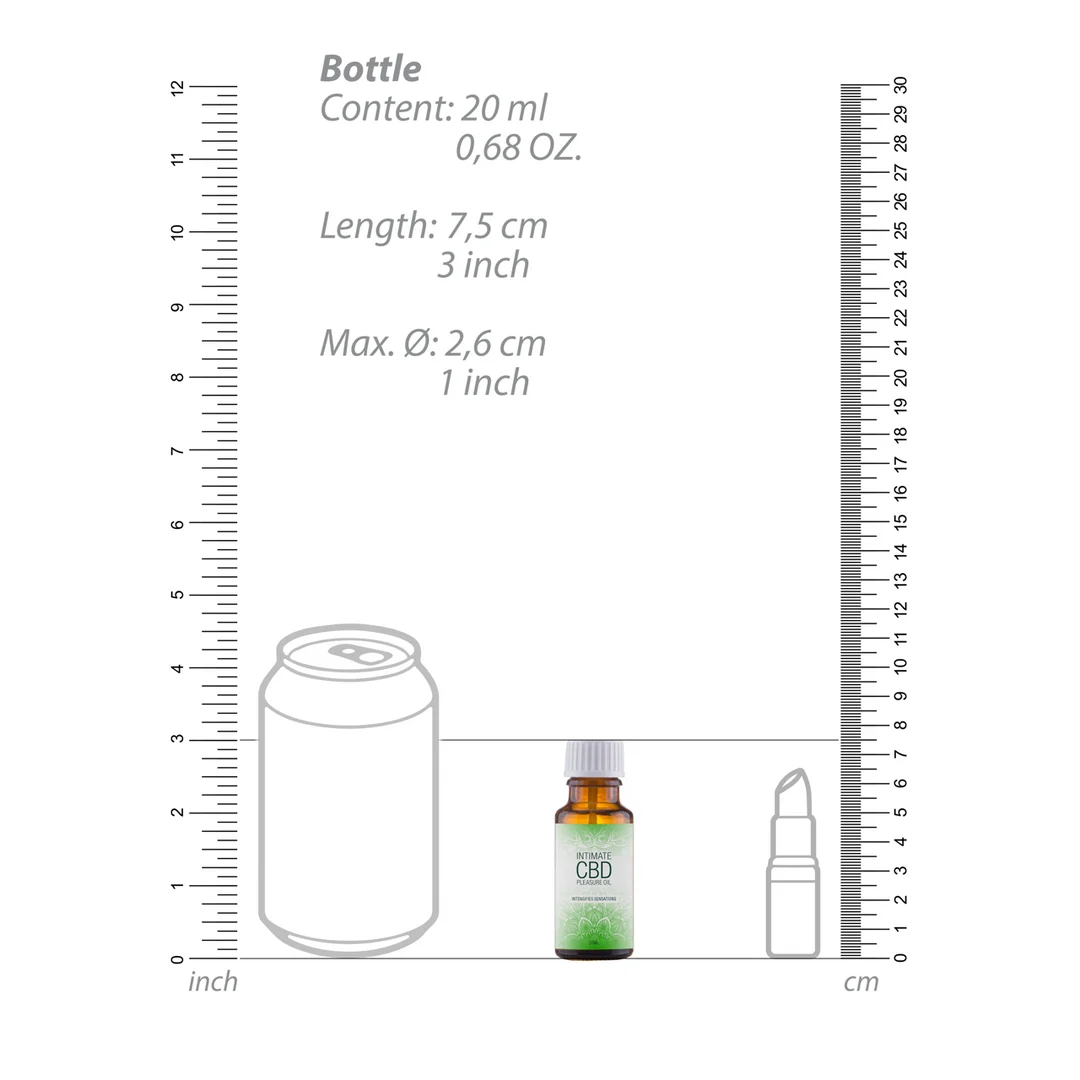 Pharmquests by Shots aceite íntimo de placer Natural CBD 20 ml - Imagen 4