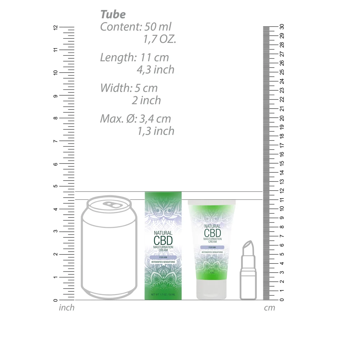 Pharmquests by Shots crema masturbatoria con CBD para él, 50 ml - Imagen 6