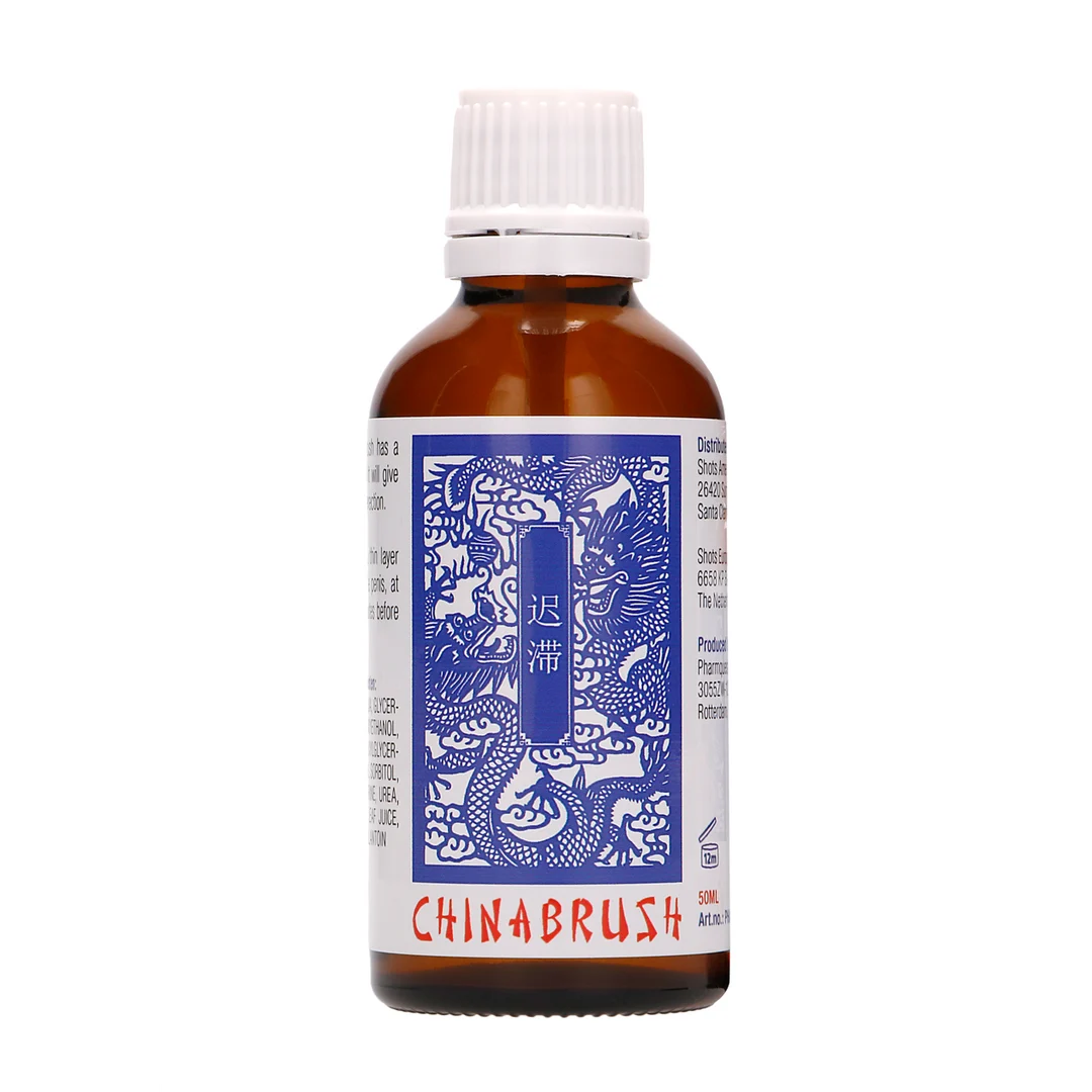 Pharmquests by Shots China Brush XL sérum retardante 50 ml - Imagen 4