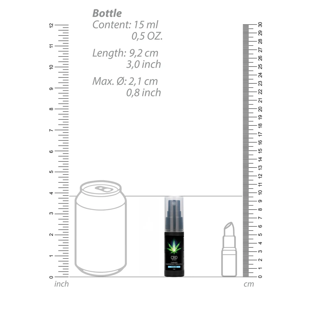 Pharmquests CBD Cannabis estimulador de feromonas para hombre, 15 ml - Imagen 6