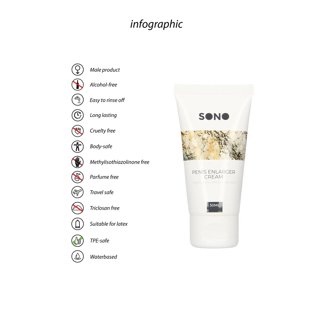 Sono by Shots crema para agrandar el pene, 50 ml - Imagen 2