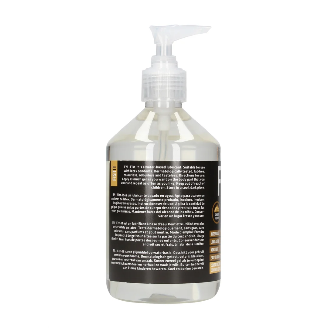 Lubricante Fist It a base de agua 500 ml - Imagen 1