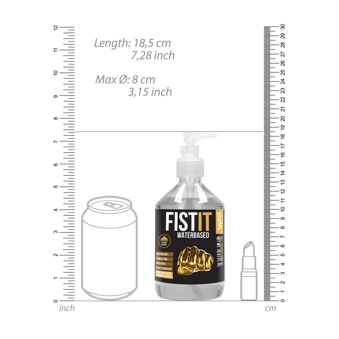 Lubricante Fist It a base de agua 500 ml - Imagen 4