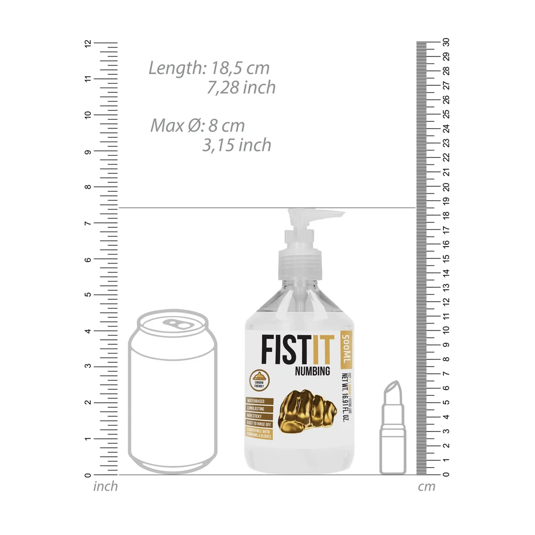Lubricante anestésico Fist It, 500 ml - Imagen 4