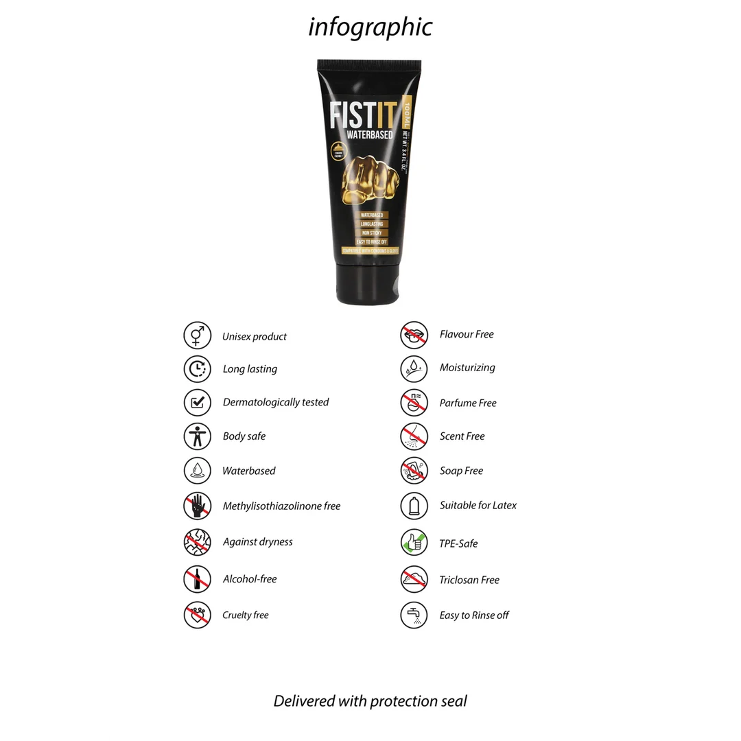 Lubricante Fist It a base de agua, 100 ml - Imagen 2