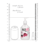 Lubricante de base acuosa, efecto duradero con aceite de ricino, sin perfume y sin sabor, 500 ml, Fist It by Shots - Imagen 4