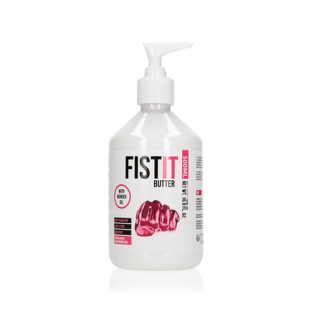 Lubricante de base acuosa, efecto duradero con aceite de ricino, sin perfume y sin sabor, 500 ml, Fist It by Shots - Imagen 6