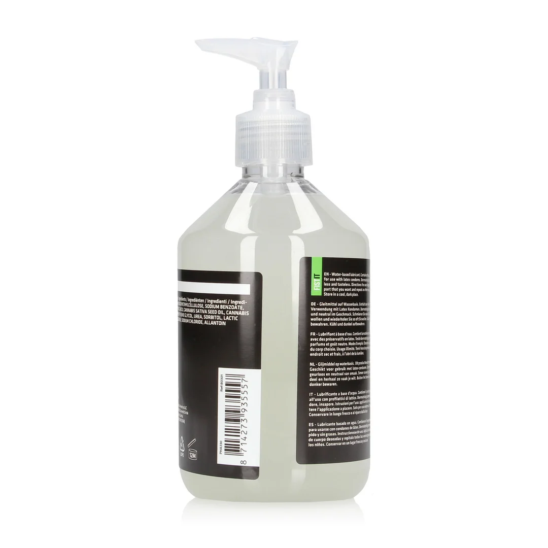 PHA330_1 Lubricante Fist It by Shots CBD 500 ml con dosificador - Imagen 1