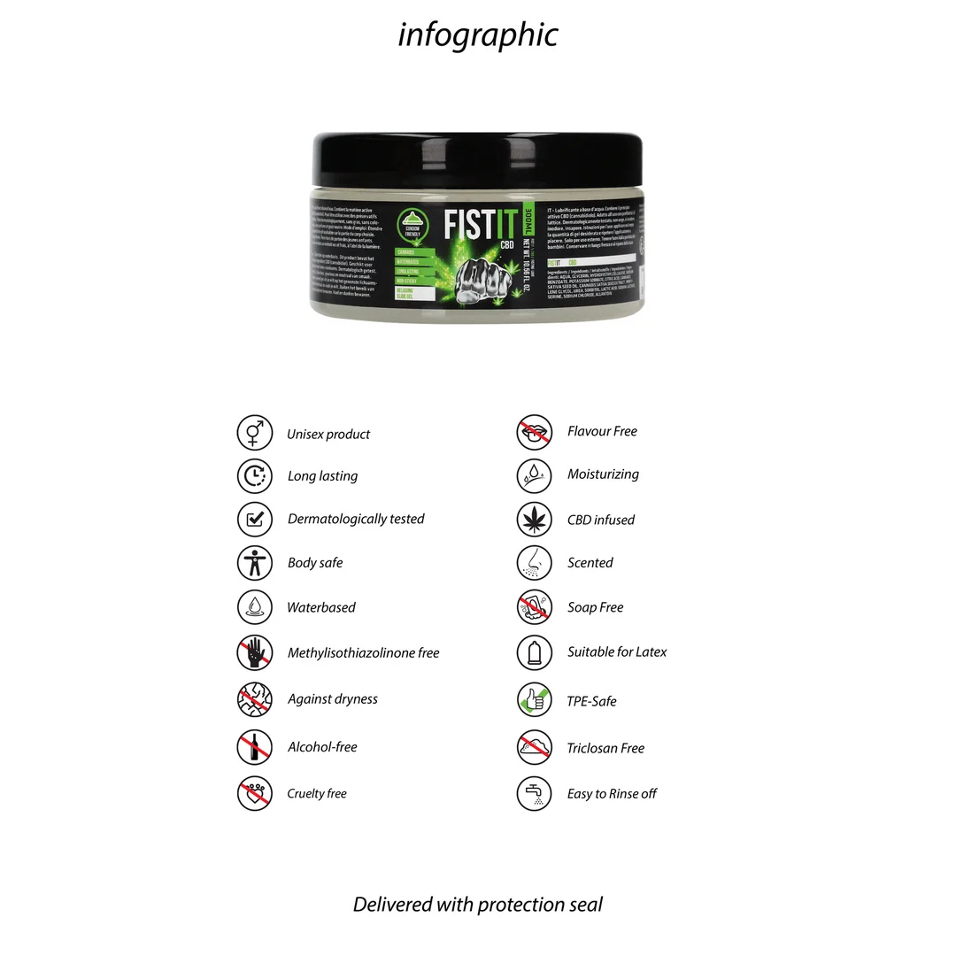 Lubricante CBD Fist It by Shots 300 ml - Imagen 4