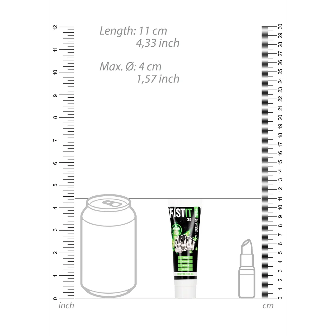 Lubricante de base acuosa con CBD activo (cannabidiol), dermatológicamente testado, sin perfume y sin sabor, 25 ml, Fist It by Shots - Imagen 4