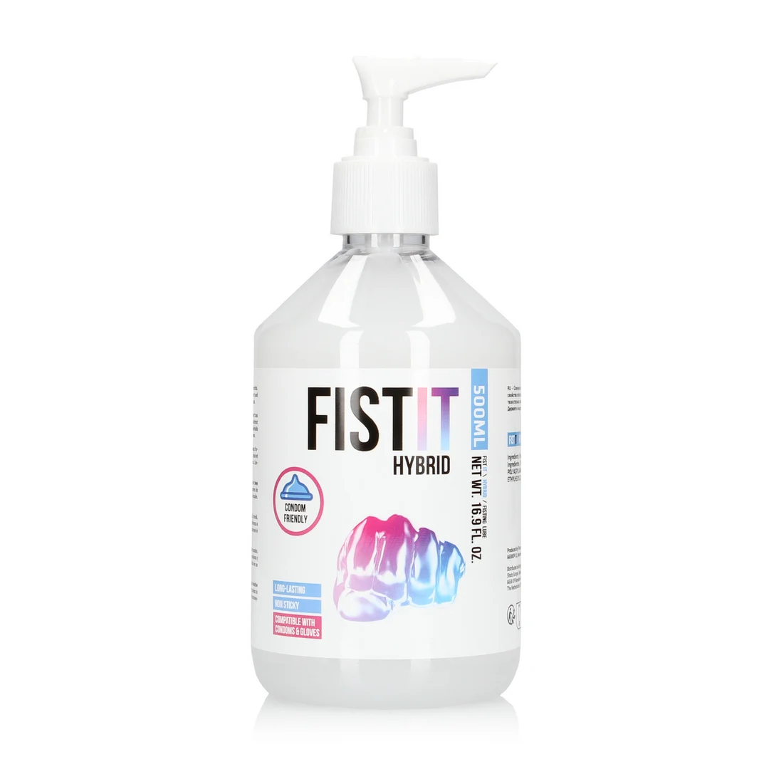 Lubricante neutro, fórmula híbrida de agua y silicona, sin perfume y sin sabor, 500 ml, Fist It by Shots - Imagen 6