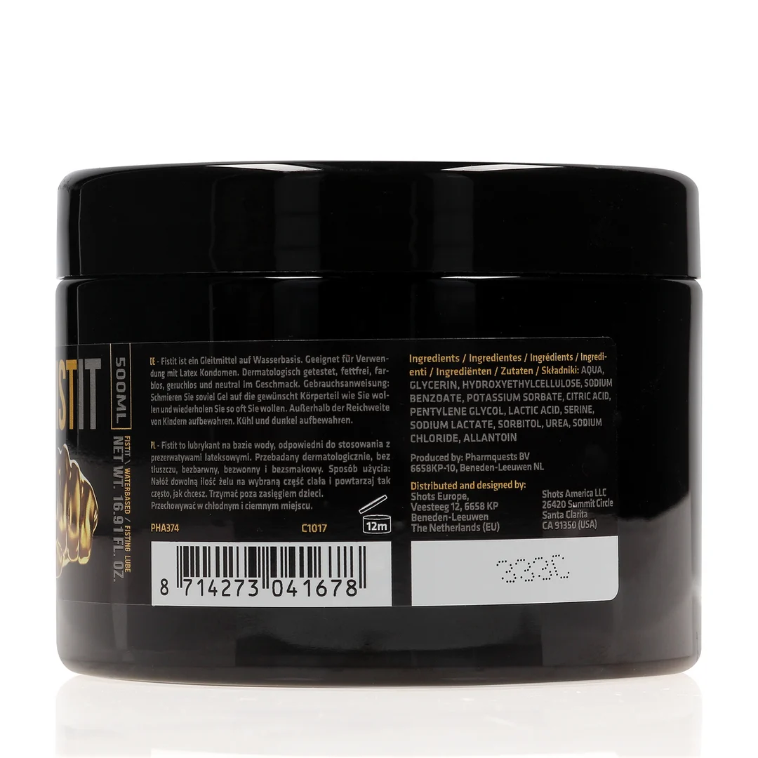 Lubricante Fist It a base de agua 500 ml - Imagen 2