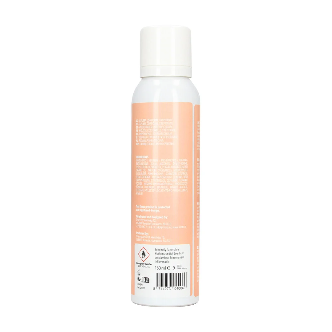 Pharmquests Crackling Body Foam con jazmín, 150 ml - Imagen 1