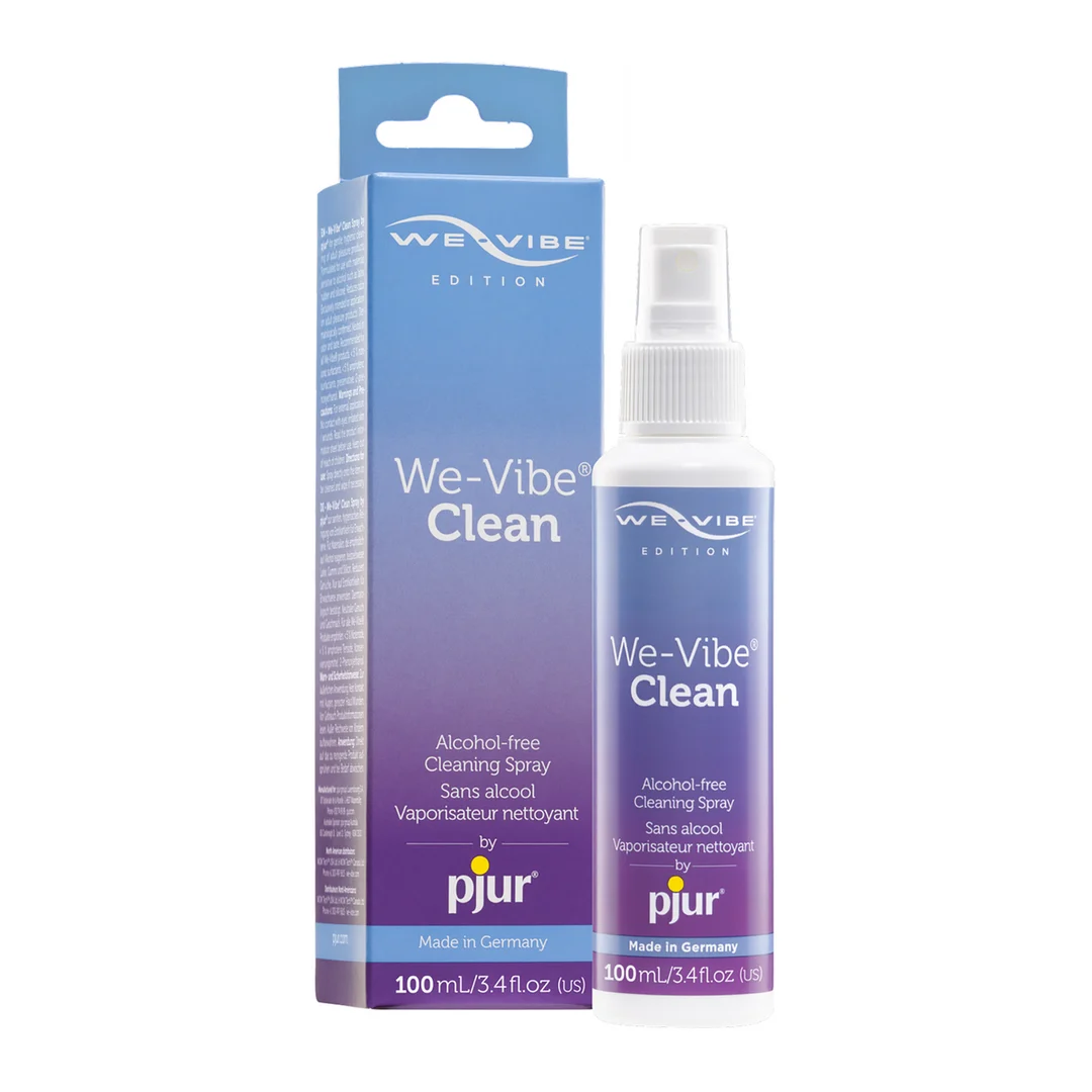 PJ12810_1_1 Limpiador de juguetes: spray de limpieza sin alcohol para productos de placer, neutro en olor y sabor, We‑Vibe, 100 ml - Imagen 1