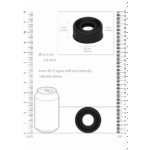 Manguito de silicona para bomba Pumped by Shots, mediano - Imagen 6