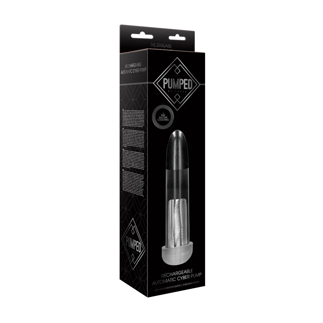 Pumped by Shots Cyber Pump automática recargable con funda - Imagen 1