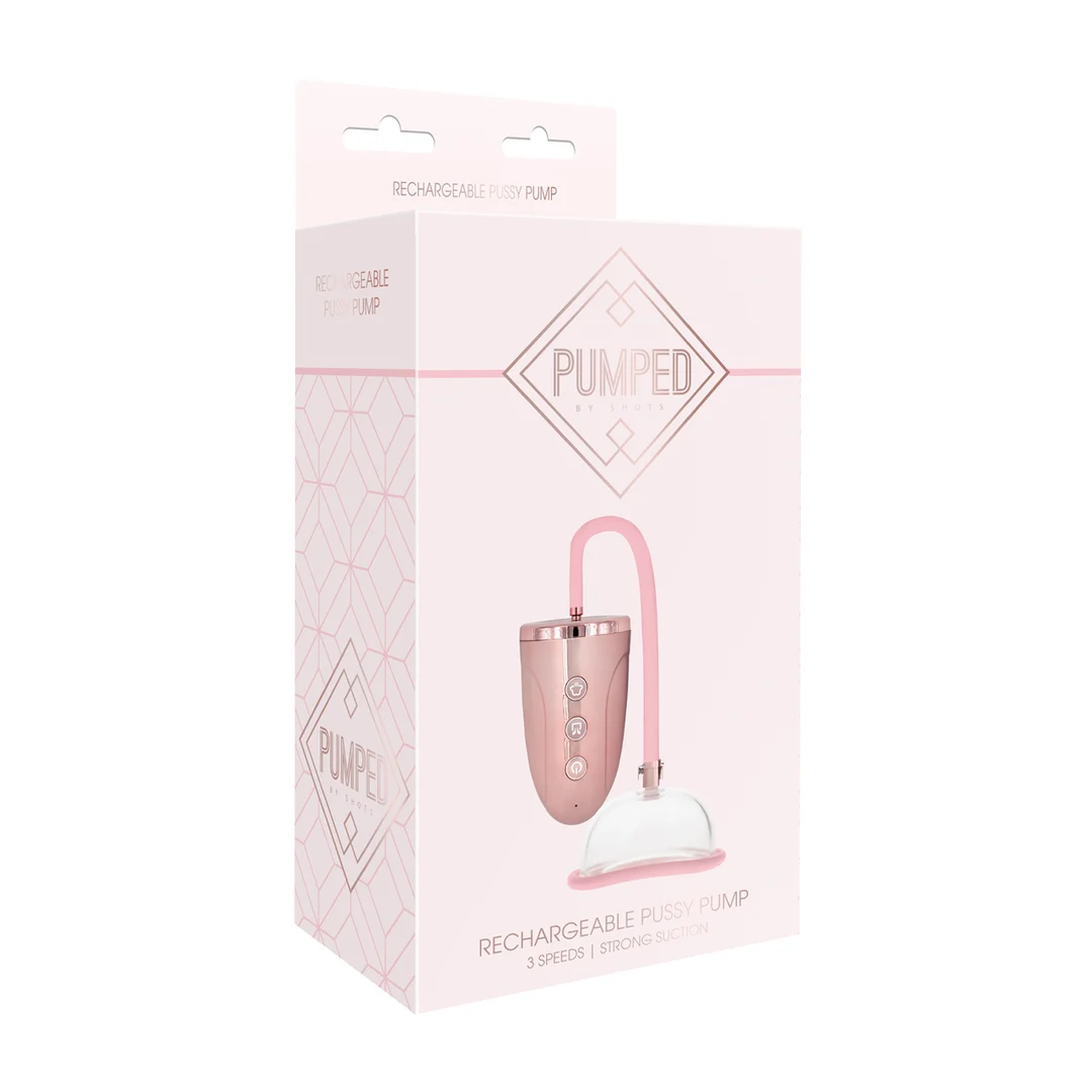Bomba para pene con 3 velocidades, Pussy Pump recargable - Imagen 1