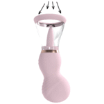 Extra para hombres con copas suaves: bomba recargable para vulva y pecho, morada, probador - Imagen 9