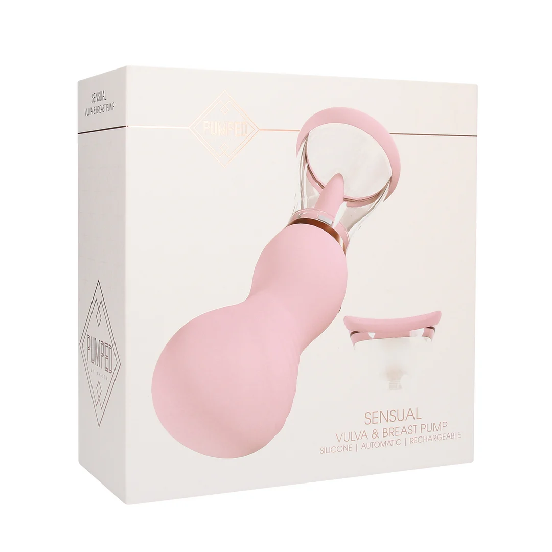 Extra para hombres con copas suaves: bomba recargable para vulva y pecho, morada, probador - Imagen 5