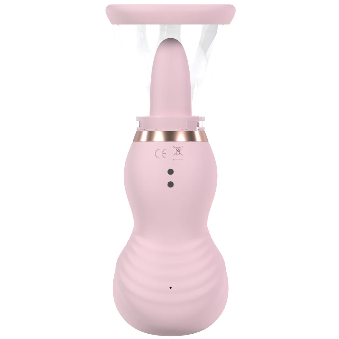 Extra para hombres con copas suaves: bomba recargable para vulva y pecho, morada, probador - Imagen 7