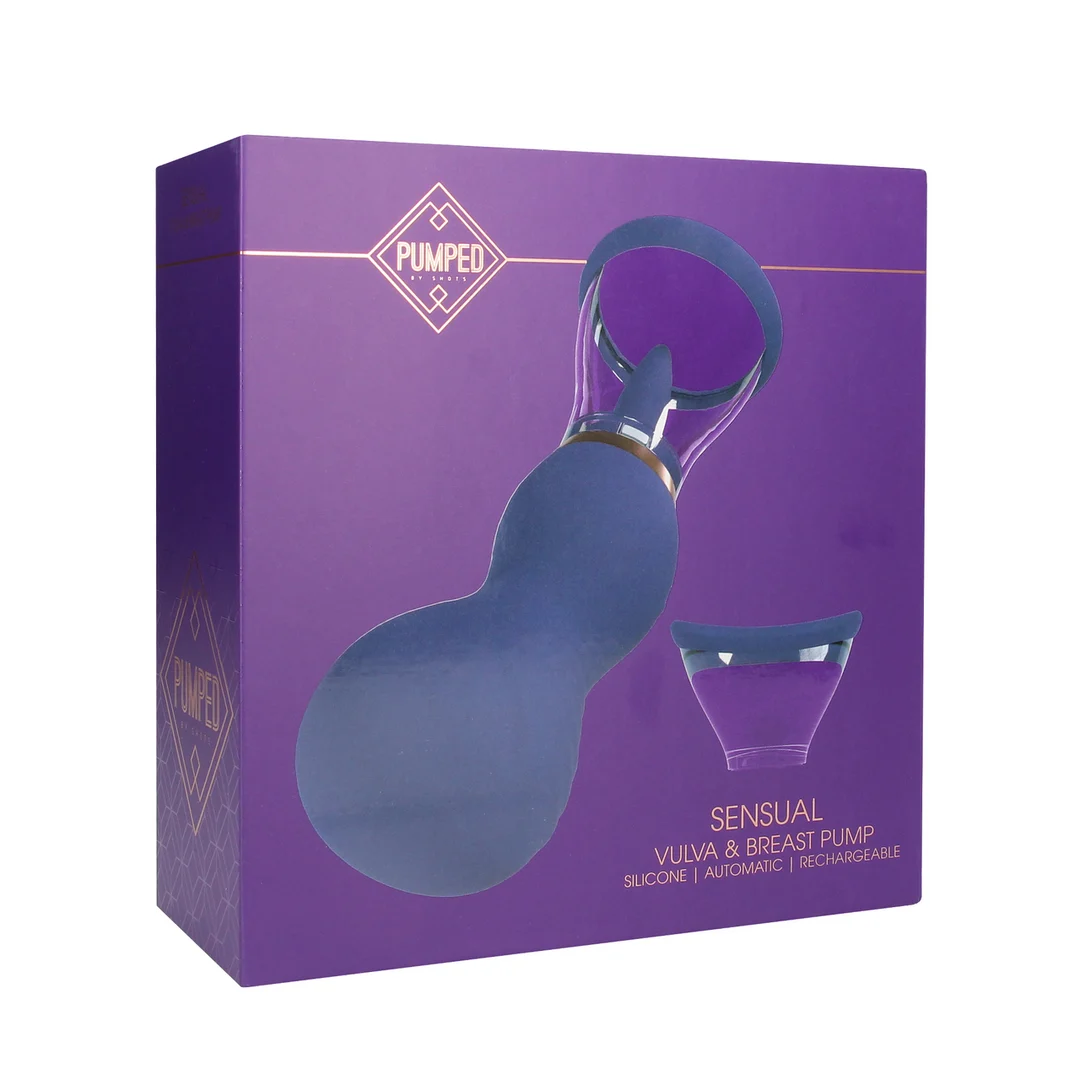 Extra para hombres con copas suaves: bomba recargable para vulva y pecho, morada, probador - Imagen 10